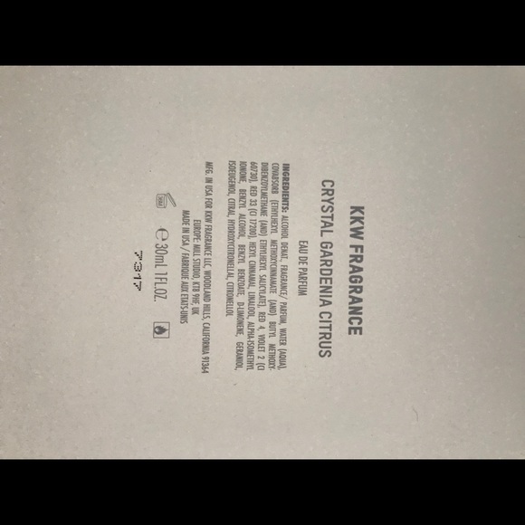 KKW Crystal Gardenia Citrus 30ML perfume - Picture 4 of 4